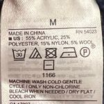 Old Navy  Fair Isle Blue White Winter Christmas Sweater Knit Stretch Ugly Sweater Photo 4