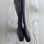 LRL Womens Maribel Brown Leather LRL Gold Monogram Riding Boots Equestrian Photo 4