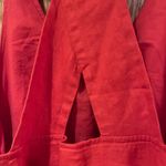 Banana Republic Banana Republic Linen Trapeze High-Low Dress Blooming Red Orange Size 2 Petite Photo 7