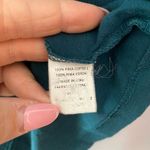 Demylee New York Aqua Blue Wide Neck Long Sleeve Shirt Women's size Medium Photo 7