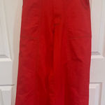 Farm Rio  Wide Leg Trousers Red Waist 25" Photo 0