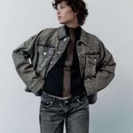 ZARA NWT OVERSIZED MULTI-POSITIONAL JACKETSize M-L Photo 4