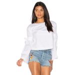 Free People  So‎ Obviously Yours Bell Sleeve Top Blouse Small Photo 2