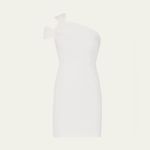 Milly Peyton One-Shoulder Bodycon Mini Dress Size 10 Photo 1