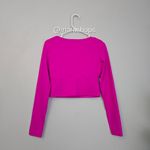 Susana Monaco  Plunge Neck Corset Top In Magenta Photo 4