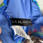 La Blanca  Havana Tropics One-Piece Swimsuit Convertible Straps Blue Sz 12 Photo 5