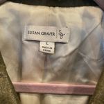 Susan Graver jacket size L olive green Photo 3