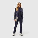 FIGS  High Waisted Yola Skinny Scrub Pant In Navy Blue Photo 2