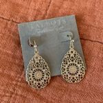 Talbots Golden Filigree Teardrop Earrings Photo 0