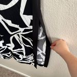 Joseph Ribkoff Womens Black & White Floral Print Slit Wide-Leg Pants 16 Photo 3