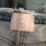 Revice Denim  with Frayed Waistband Button Fly Wide Leg Mid Rise Womens 30 Photo 3