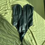 Victoria's Secret VERY SEXY Strapless Leather Fishnet Teddy Photo 1