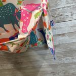 Gretchen Scott Womens XS Dress White Bougie Neon Animal AOP Classic Button Strap Pink Photo 5