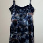 Urban Outfitters  Mini Dress Tie Dye Velvet Cami Sleeveless Blue S Photo 3
