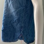 Current/Elliott  Sleeveless Perfect Chambray Shirt Photo 5