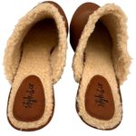 Style & Co  Faux Leather Brown Sherpa Lined Slip On Clogs Size 11 Photo 4