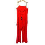 Lulus Lulu’s Strapless Jumpsuit Red XL Photo 3