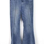 Vervet High Rise Raw Hem Flare Jean Size 31 Blue Photo 0