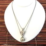 Brighton Double Strand Heart & Cross Pendant Necklace Photo 1