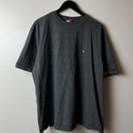 Tommy Hilfiger Vintage  T Shirt Gray XL Extra Large Flag Classic Embroidered Tee Photo 6