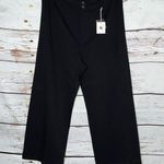 LC Lauren Conrad NWT Women’s Plus Size 22W Black Ponte Knit Wide Leg Pants Photo 0