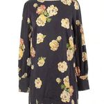 Loft Ann Taylor |  | Smokey Grey Blue Peony Fluid Shift Dress Size XS Photo 2