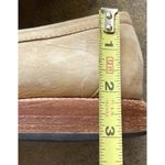 ADELANTE Shoe Co. Women’s Sz 8.5 Brown Penny Loafer Cream Slip On Leather Shoes Photo 3