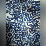 Milly  for Design Nation Asymmetrical Tile Skirt size XS blue and white Photo 5