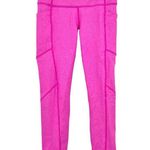 Athleta  HIGH RISE PIXEL CHATURANGA TO TOWN CAPRI pink pockets #591403 size XS Photo 1