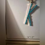 True to Form turquoise initial K necklace Gold Photo 2