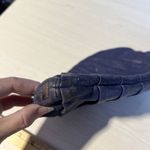 Kooba Womens Leather Semi Circle Zip Makeup Bag Clutch Boho Distressed Festival Photo 13