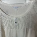 New York & Company Lightweight Sweater‎ White Size XL Photo 11