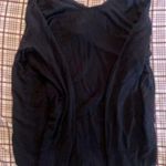Athleta Womens Sweater XS Black Criss Cross Back Long Sleeve Pull Over Top Photo 0