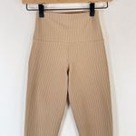 Beach Riot Womens Leggings Beige Ayla Ribbed High Rise Pull On Stretch Size XS Photo 5