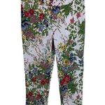 Joseph Ribkoff  Pants Peddle Pusher Cropped Stretch Floral Sz 8 Bouquet Flowers Photo 0