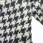 The Limited 100% Wool Vintage 90s  Houndstooth Pea Coat Velvet Collar Size 4 Photo 6