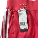Adidas  M10 Athletic Pink & 3 Stripe Active Running Stretch Waistband Shorts Sz S Photo 3