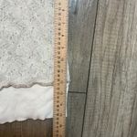 BKE  White Lace Zip Up Cardigan Boho‎ Cottagecore Festival Lightweight Layering Photo 4