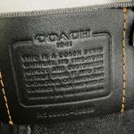 Coach : Black Denim Button Front Mini Skirt- pockets-100% cotton- 2 Photo 7