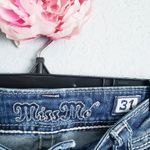 Miss Me  Dark Wash Relaxed Boot Rhinestone Jeans Photo 4