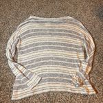 A pea in the pod Maternity Top Small Striped V Neck Long Sleeve Photo 4