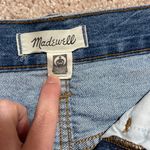 Madewell  Rigid A line Distressed Raw Hem Mini Denim Skirt 24 Photo 1