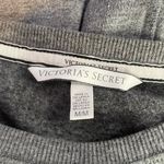 Victoria's Secret Victoria’s Secret Check It Twice Crew Neck Sweatshirt in Grey Size Medium‎ Photo 3