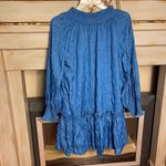 Moodie Long Sleeve Tunic Dress Sz XS Blue Photo 1