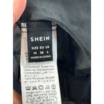 SheIn ‎ Black Embroidered Floral Tulle Midi Skirt Women's Size M Photo 4