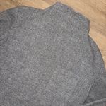 ZARA  Grey Wool Blend Mock Turtleneck Long Sleeve Women’s Blouse Top Size Small Photo 3