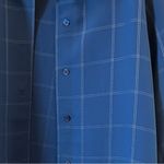 Jessica London size 1X open front blue plaid type shirt Photo 6