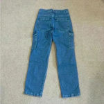 Gap  cargo blue 90s loose high rise jeans in size 0 / 25 short Photo 2