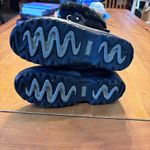 Khombu  womens leather faux fur waterproof lace up winter snow boots black 7 Photo 5