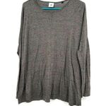 CAbi  Size XS Shirt Gray Heather Long Sleeve Round Neck Casual Cozy Soft Pullover Photo 0
